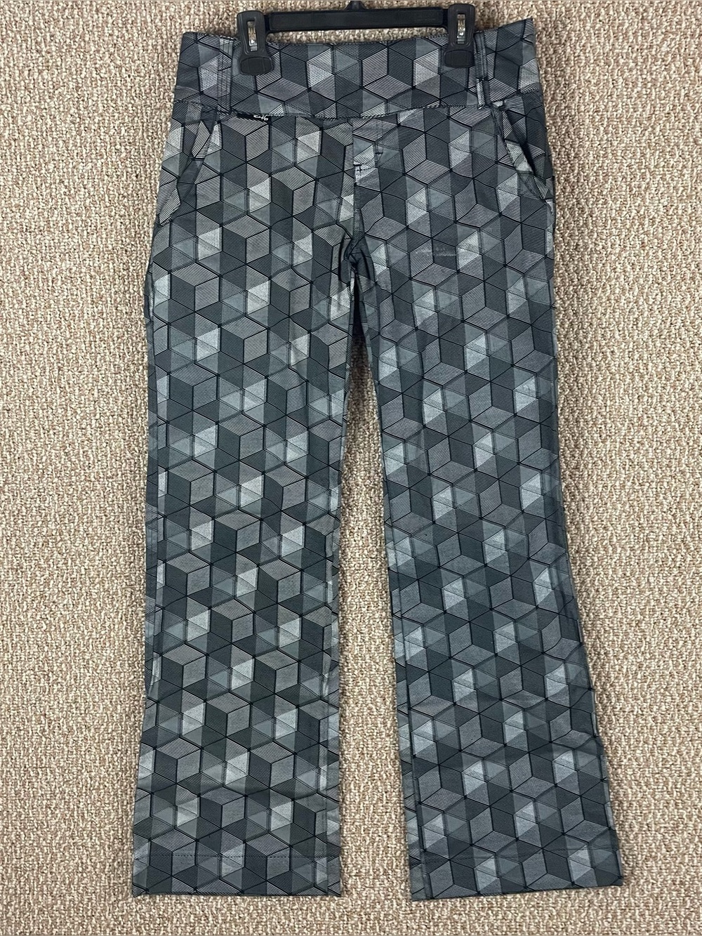Oakley Sample Pants Womens 10 Rare Sample Print Streetwear Rave 90s Y2K T418